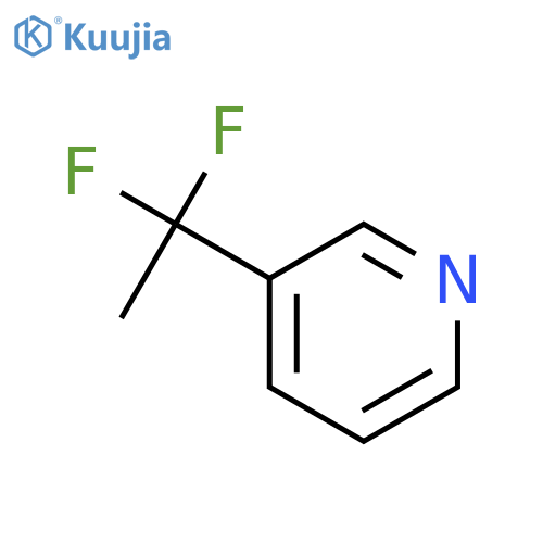 3-(1,1-Difluoroethyl)pyridine structure