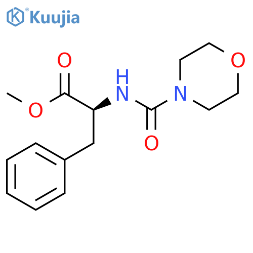 L-Phenylalanine, N-(4-morpholinylcarbonyl)-, methyl ester structure