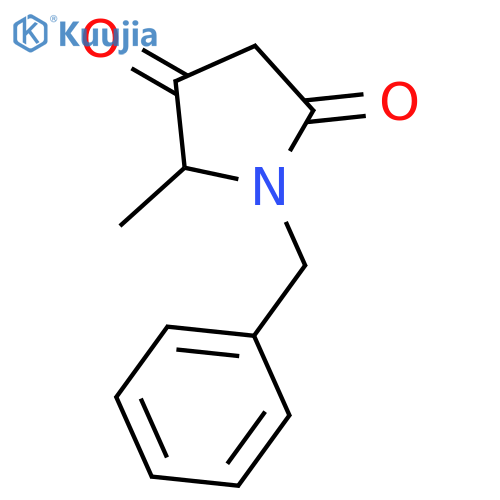 1-benzyl-5-methylpyrrolidine-2,4-dione structure