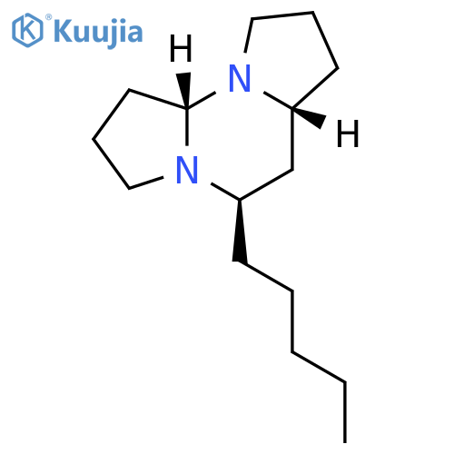Dipyrrolo[1,2-a:1',2'-c]pyrimidine, decahydro-5-pentyl-, (5R,6aR,10aS)- structure
