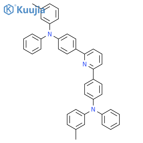 Benzenamine, 4,4'-(2,6-pyridinediyl)bis[N-(3-methylphenyl)-N-phenyl- structure
