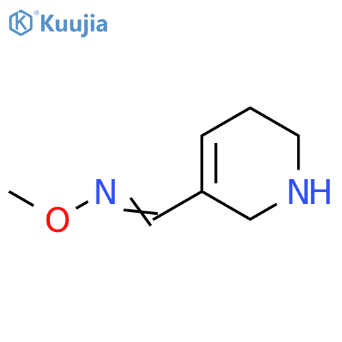3-Pyridinecarboxaldehyde, 1,2,5,6-tetrahydro-, O-methyloxime structure
