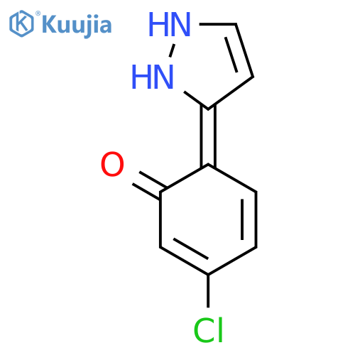 5-Chloro-2-(1H-pyrazol-5-yl)phenol structure
