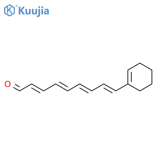 9-(cyclohexen-1-yl)nona-2,4,6,8-tetraenal structure