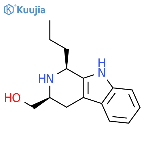 1H-Pyrido[3,4-b]indole-3-methanol, 2,3,4,9-tetrahydro-1-propyl-, cis-(±)- structure