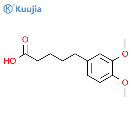 5-(3,4-dimethoxyphenyl)pentanoic acid structure