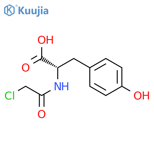 N-Chloroacetyl-L-tyrosine structure