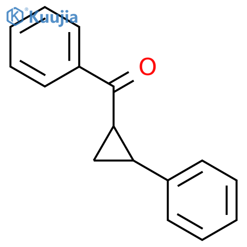 Methanone,phenyl[(1R,2R)-2-phenylcyclopropyl]-, rel- structure