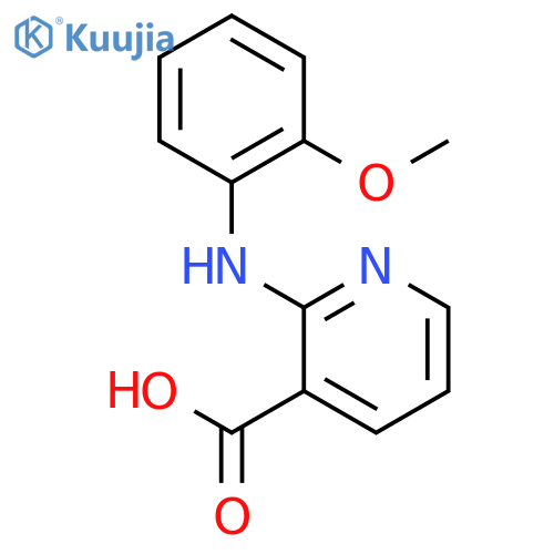 2-((2-Methoxyphenyl)amino)nicotinic Acid structure