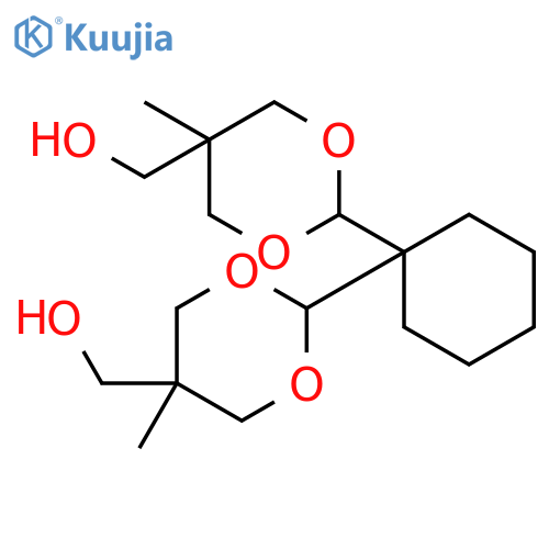 1,3-Dioxane-5-methanol, 2,2'-(cyclohexanediyl)bis[5-methyl- structure