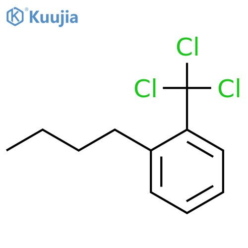 1-butyl-2-(trichloromethyl)benzene structure