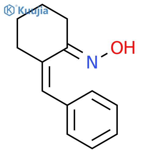 Cyclohexanone,2-(phenylmethylene)-, oxime, (?,E)- (9CI) structure