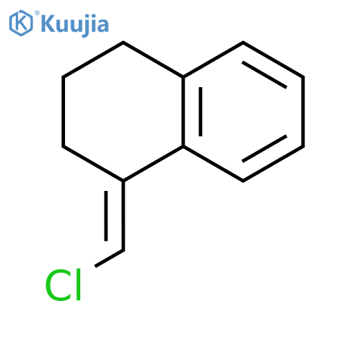 Naphthalene, 1-(chloromethylene)-1,2,3,4-tetrahydro-, (Z)- structure