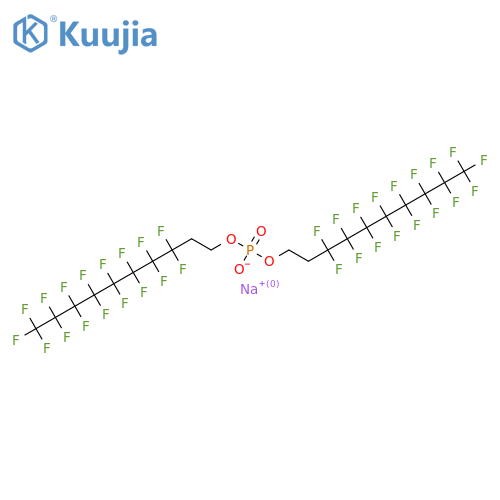 Sodium bis(1H,1H,2H,2H-perfluorodecyl)phosphate structure