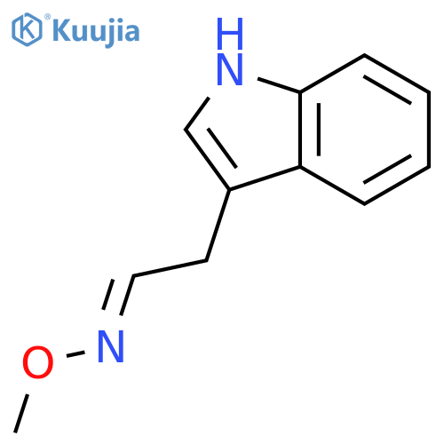 1H-Indole-3-acetaldehyde, O-methyloxime, (E)- structure