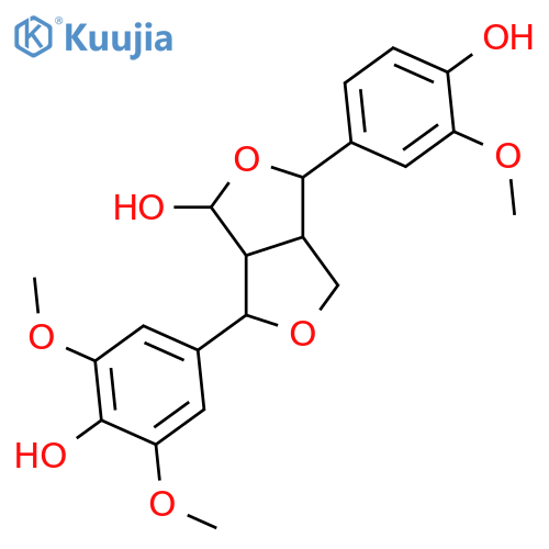 7,9':7',9-Diepoxy-8,8'-lignan-3,3',4,4',5,9-hexol; (7S,7'S,8S,8'R,9R)-form, 3,3',5-Tri-Me ether structure