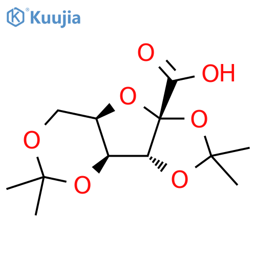 α-D-xylo-2-Hexulofuranosonic acid, 2,3:4,6-bis-O-(1-methylethylidene)- structure