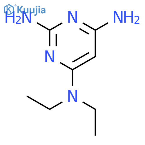 2,4,6-Pyrimidinetriamine, N4,N4-diethyl- structure