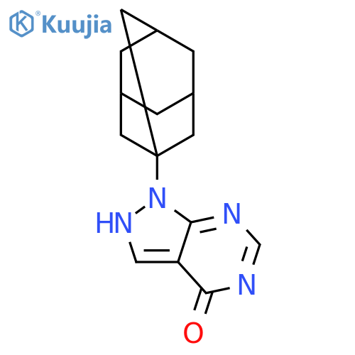 4H-Pyrazolo[3,4-d]pyrimidin-4-one,1,5-dihydro-1-tricyclo[3.3.1.13,7]dec-1-yl- structure