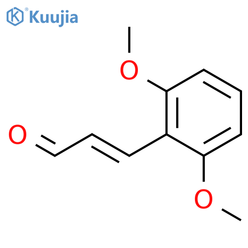 3-(2,6-dimethoxyphenyl)prop-2-enal structure