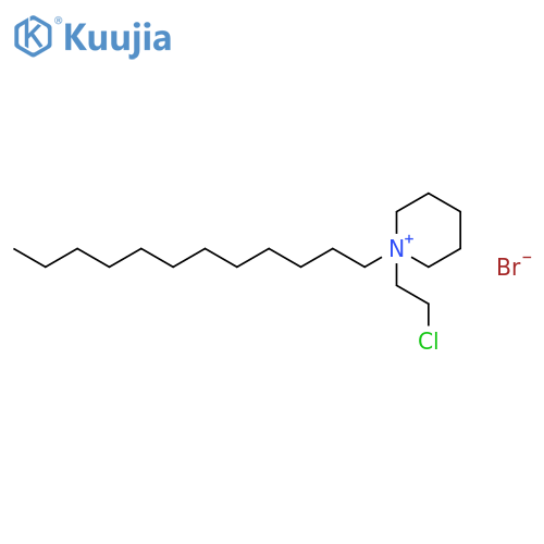 Piperidinium, 1-(2-chloroethyl)-1-dodecyl-, bromide structure