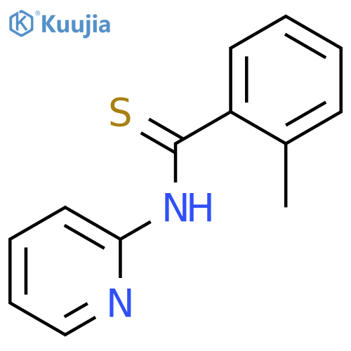 BENZENECARBOTHIOAMIDE, 2-METHYL-N-2-PYRIDINYL- structure