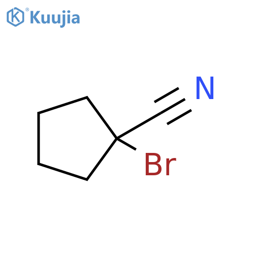 1-bromocyclopentane-1-carbonitrile structure