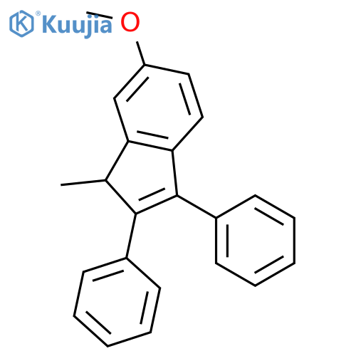 1H-Indene, 6-methoxy-1-methyl-2,3-diphenyl- structure