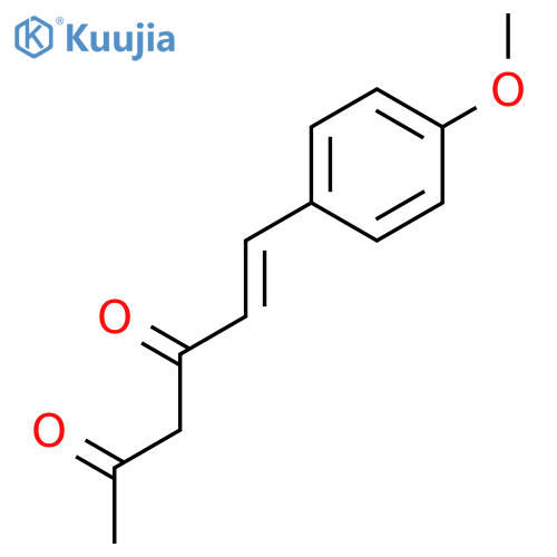 6-(4-methoxyphenyl)hex-5-ene-2,4-dione structure