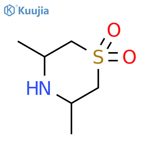 3,5-Dimethyl-thiomorpholine 1,1-dioxide structure