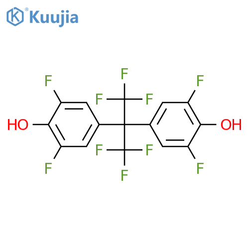 2,2-Bis(3,5-difluoro-4-hydroxyphenyl)hexafluoropropane structure