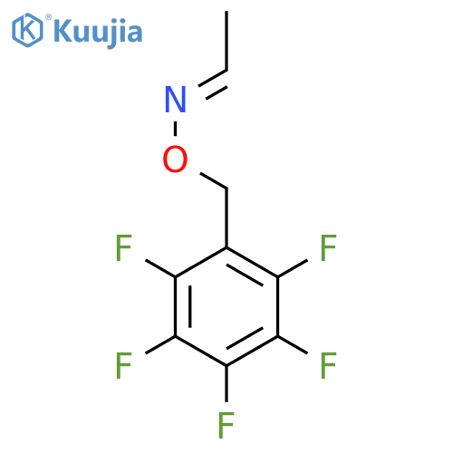 Acetaldehyde,O-[(2,3,4,5,6-pentafluorophenyl)methyl]oxime structure