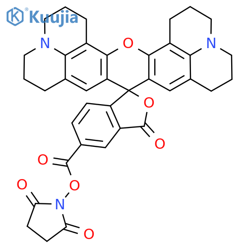 5(6)-Carboxy-X-rhodamine N-Succinimidyl Ester structure
