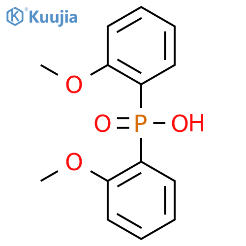 Phosphinic acid,P,P-bis(2-methoxyphenyl)- structure