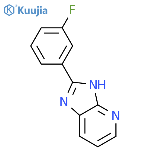 2-(3-fluorophenyl)-3H-Imidazo[4,5-b]pyridine structure