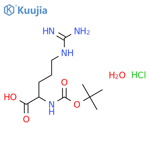Boc-Arg-OH Hydrochloride Hydride structure
