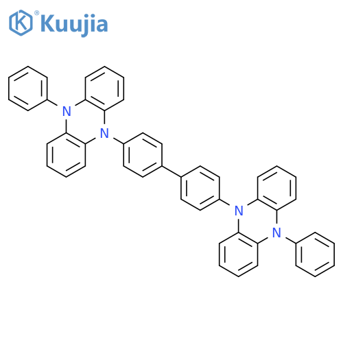 5-phenyl-10-[4-[4-(10-phenylphenazin-5-yl)phenyl]phenyl]phenazine structure
