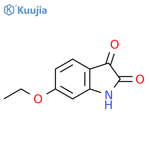 6-ethoxy-2,3-dihydro-1H-indole-2,3-dione structure