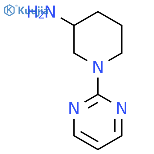 1-(Pyrimidin-2-yl)piperidin-3-amine structure