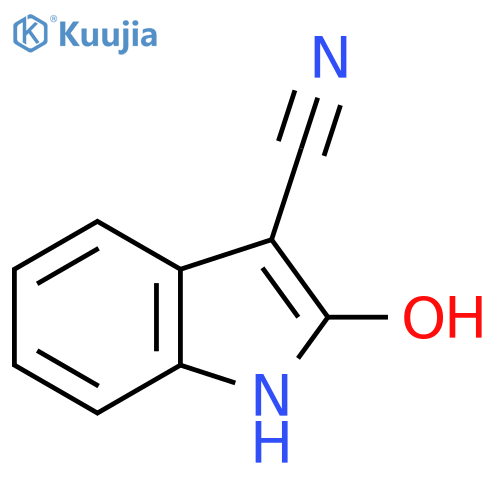 2-hydroxy-1H-indole-3-carbonitrile structure