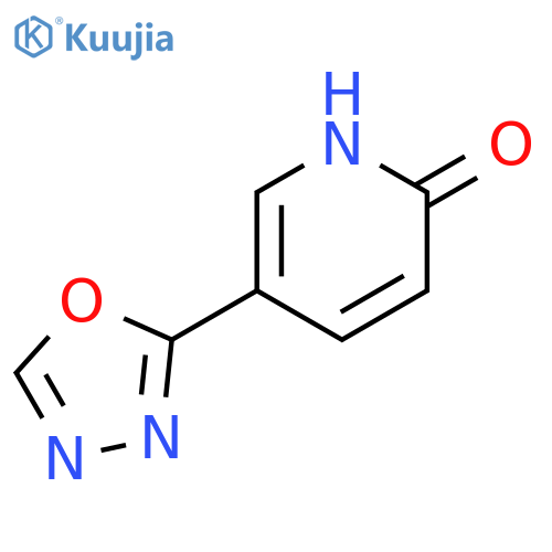 5-(1,3,4-oxadiazol-2-yl)-1,2-dihydropyridin-2-one structure