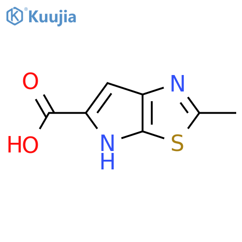 2-methyl-4H-pyrrolo3,2-d1,3thiazole-5-carboxylic acid structure