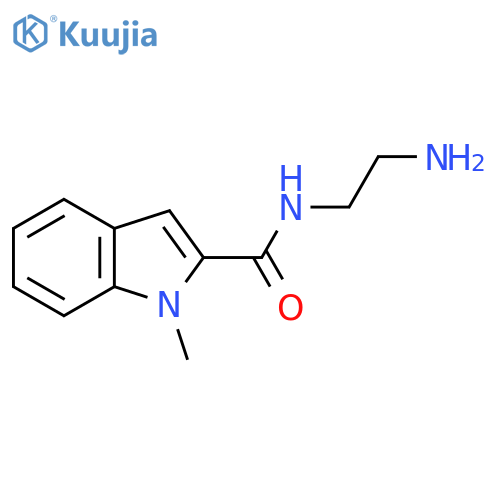 N-(2-Aminoethyl)-1-methyl-1H-indole-2-carboxamide structure