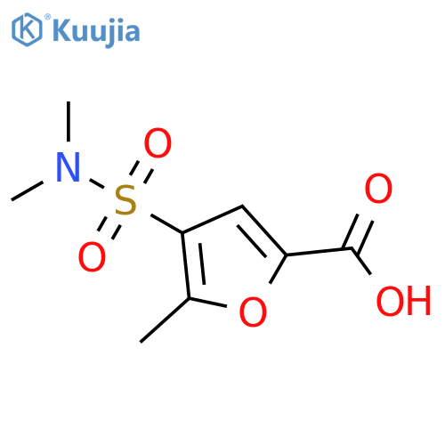 4-(dimethylsulfamoyl)-5-methylfuran-2-carboxylic acid structure