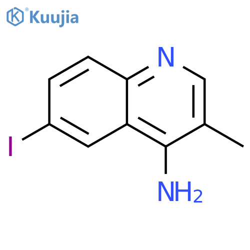 6-Iodo-3-methylquinolin-4-amine structure