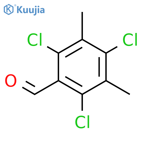 Benzaldehyde, 2,4,6-trichloro-3,5-dimethyl- structure