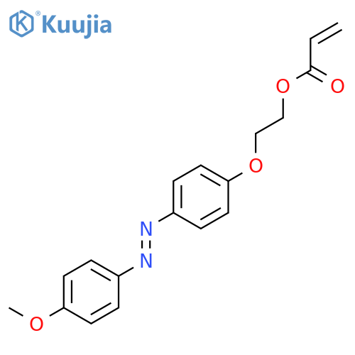 2-Propenoic acid, 2-[4-[(4-methoxyphenyl)azo]phenoxy]ethyl ester structure