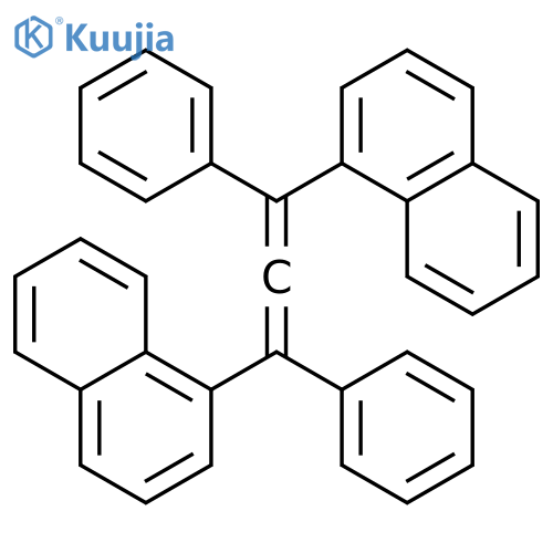 1-(3-naphthalen-1-yl-1,3-diphenylpropa-1,2-dienyl)naphthalene structure