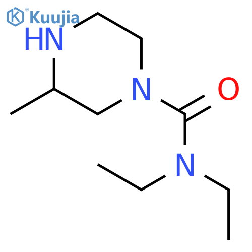 1-Piperazinecarboxamide, N,N-diethyl-3-methyl- structure