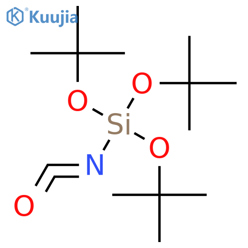 Silane, tris(1,1-dimethylethoxy)isocyanato- structure